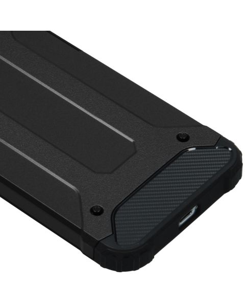 Accezz Rugged Xtreme Backcover iPhone 12 (Pro) - Zwart / Schwarz / Black