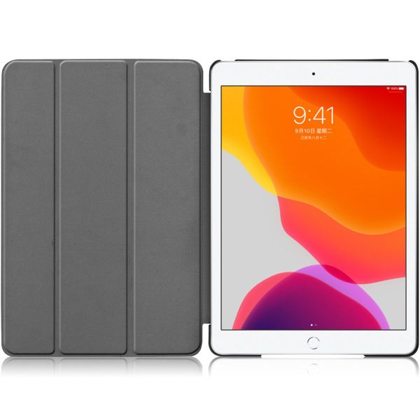Accezz Trifold Bookcase iPad 9 (2021) 10.2 inch / iPad 8 (2020) 10.2 inch / iPad 7 (2019) 10.2 inch - Zwart / Schwarz / Black