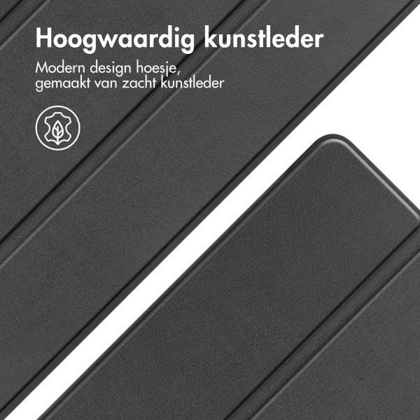 Accezz Trifold Bookcase iPad 9 (2021) 10.2 inch / iPad 8 (2020) 10.2 inch / iPad 7 (2019) 10.2 inch - Zwart / Schwarz / Black