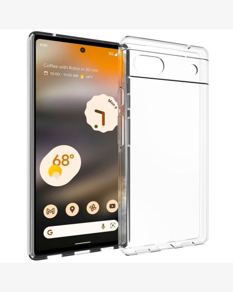 Accezz Clear Backcover Google Pixel 6a - Transparant / Transparent