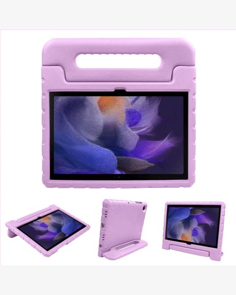 Accezz Kidsproof Backcover met handvat Samsung Galaxy Tab A8 - Lila
