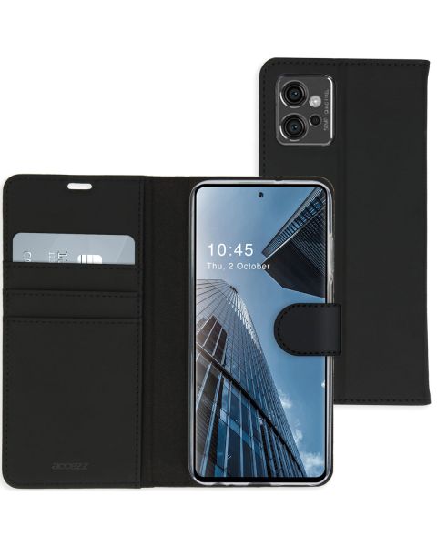 Accezz Wallet Softcase Bookcase Motorola Moto G32 - Zwart / Schwarz / Black