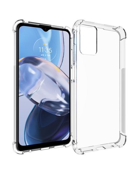 Accezz Clear Backcover Motorola Moto E22 - Transparant / Transparent