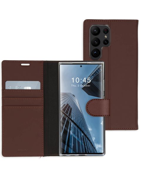 Accezz Wallet Softcase Bookcase Samsung Galaxy S23 Ultra - Bruin / Braun  / Brown