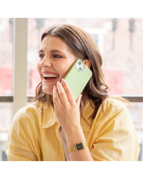 Accezz Liquid Silicone Backcover Samsung Galaxy Z Flip 4 - Groen / Grün  / Green