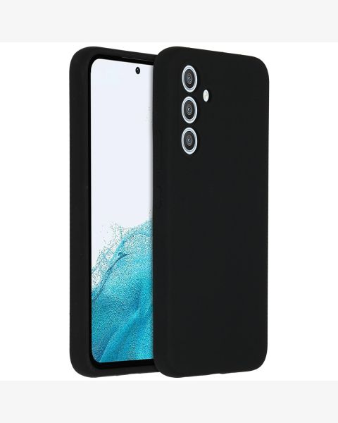 Accezz Liquid Silicone Backcover Samsung Galaxy A54 (5G) - Zwart / Schwarz / Black