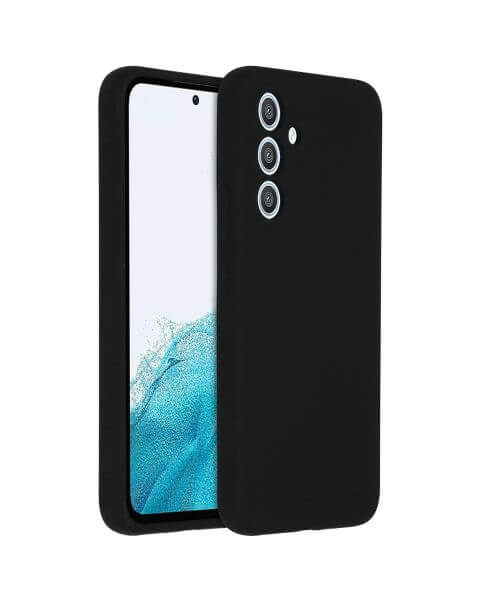 Accezz Liquid Silicone Backcover Samsung Galaxy A54 (5G) - Zwart / Schwarz / Black