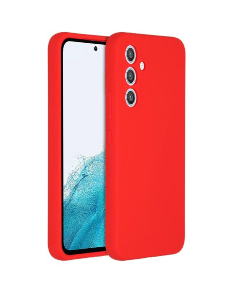 Accezz Liquid Silicone Backcover Samsung Galaxy A54 (5G) - Rood / Rot / Red