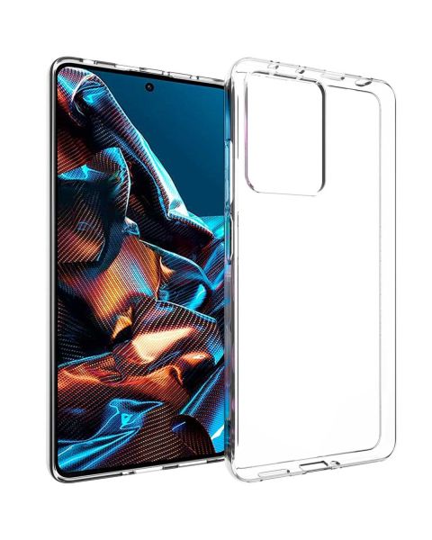 Accezz Clear Backcover Xiaomi Poco X5 Pro 5G - Transparant / Transparent