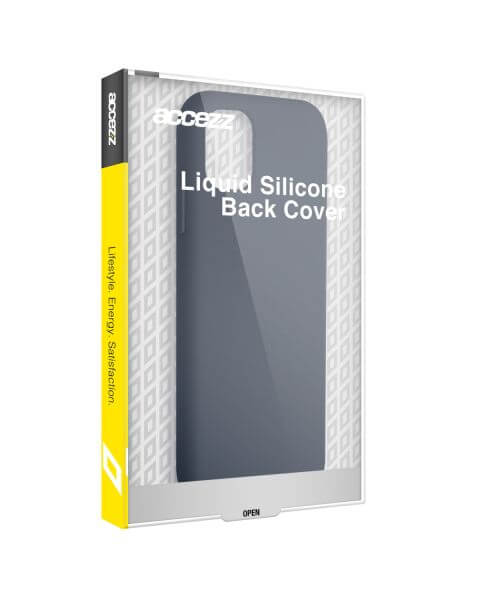 Accezz Liquid Silicone Backcover iPhone 15 Pro Max - Donkerblauw / Dunkelblau  / Dark blue