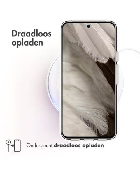 Accezz Clear Backcover Google Pixel 8 - Transparant / Transparent