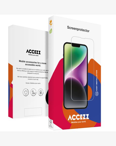 Accezz Gehard Glas Screenprotector iPhone 15 Plus / 15 Pro Max