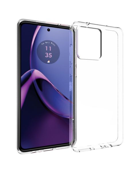 Accezz Clear Backcover Motorola Moto G84 - Transparant / Transparent