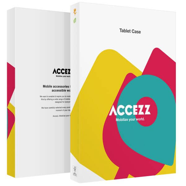 Accezz Smart Silicone Bookcase iPad 10 (2022) 10.9 inch - Zwart / Schwarz / Black