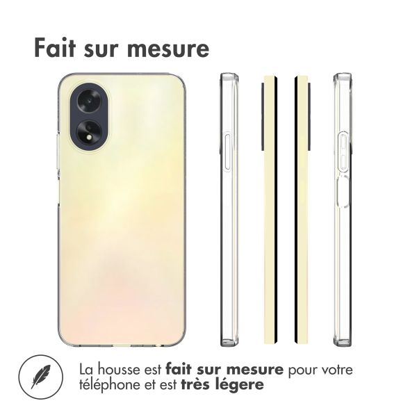 Accezz Clear Backcover Oppo A18 / Oppo A38 - Transparant / Transparent