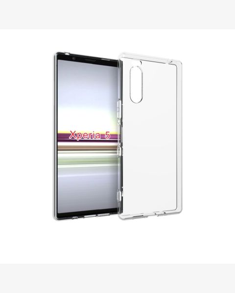 Accezz Clear Backcover Sony Xperia 5 - Transparant / Transparent