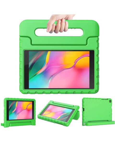 Kidsproof Backcover met handvat Galaxy Tab A 8.0 (2019) - Groen / Green