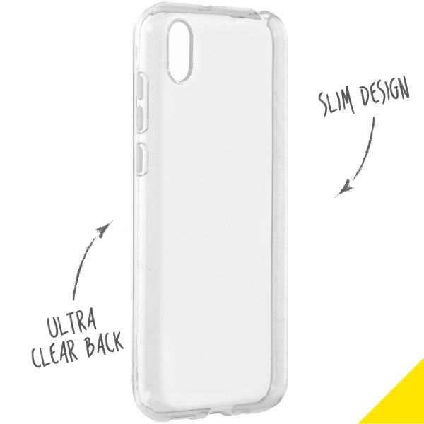 Accezz Clear Backcover Huawei Y5 (2019) - Transparant / Transparent