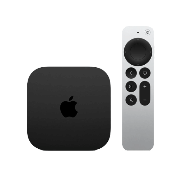 Apple TV | 4K HDR | 64GB Flash Storage | WiFi + Ethernet | Black | 2022