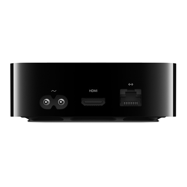 Apple TV | 4K HDR | 32GB Flash Storage | Media Streamer | Black