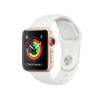 Refurbished Apple Watch Series 3 | 42mm | Aluminum Case Gold | White Sport Band | GPS | WiFi + 4G