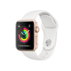Refurbished Apple Watch Series 3 | 42mm | Aluminum Case Gold | White Sport Band | GPS | WiFi