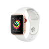 Refurbished Apple Watch Series 3 | 38mm | Aluminum Case Gold | White Sport Band | GPS | WiFi + 4G