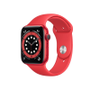 Refurbished Apple Watch Series 6 | 40mm | Aluminum Case Space Gray | Red Sport Band | GPS | WiFi