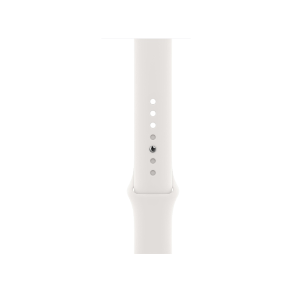 Refurbished Apple Watch Series 6 | 40mm | Aluminum Case Silver | White Sport Band | GPS | WiFi