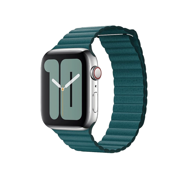 Apple Watch 42/44 mm Leather Loop Watch Band Green