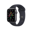 Apple Watch Series SE | 44mm | Aluminum Case Space Gray | Black Sport Band | GPS | Wi-Fi + 4G
