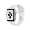 Refurbished Apple Watch Series SE | 40mm | Aluminum Case Silver | White Sport Band | GPS | WiFi