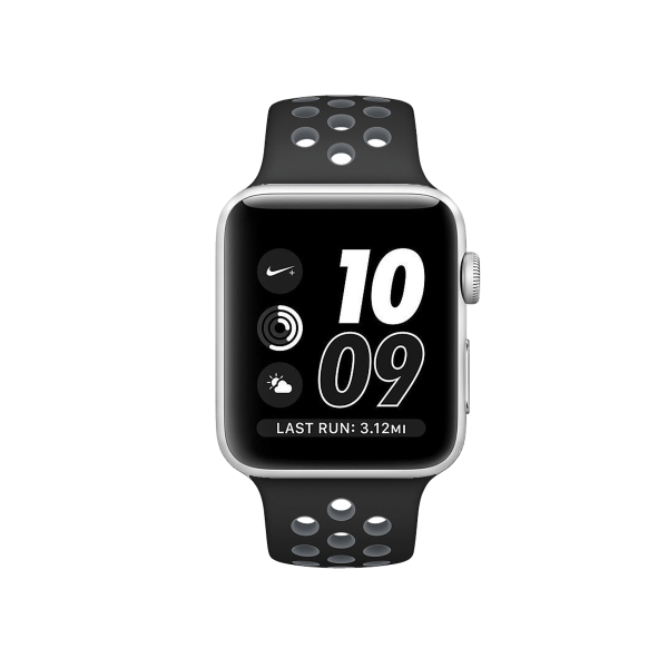 Refurbished Apple Watch Series 2 | 38mm | Aluminium Case Silver | Black Sport Band | Nike+ | GPS | WiFi