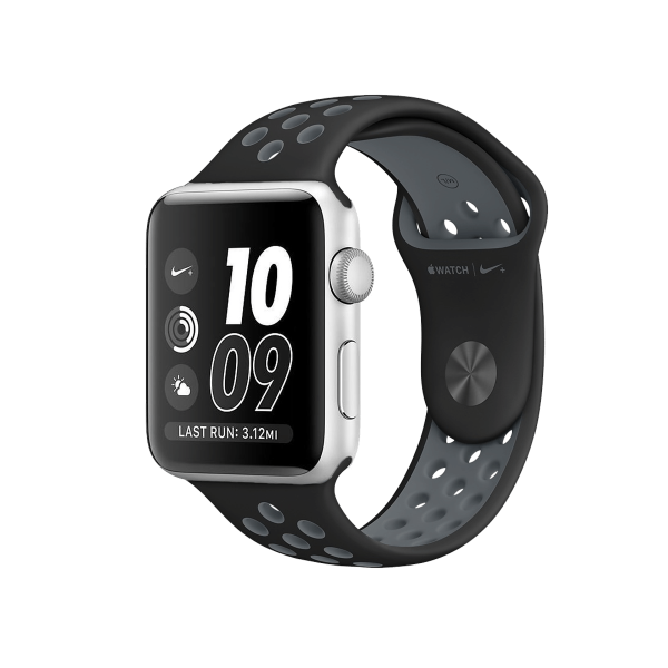 probable Quizás perecer Refurbished Apple Watch Series 2 | 42mm | Aluminium Case Silver | Black  Sport Band | Nike+ | GPS | WiFi | Refurbished.store
