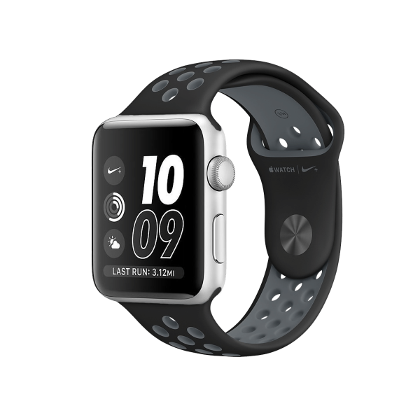 Refurbished Apple Watch Series 2 | 42mm | Aluminium Case Silver | Black Sport Band | Nike+ | GPS | WiFi