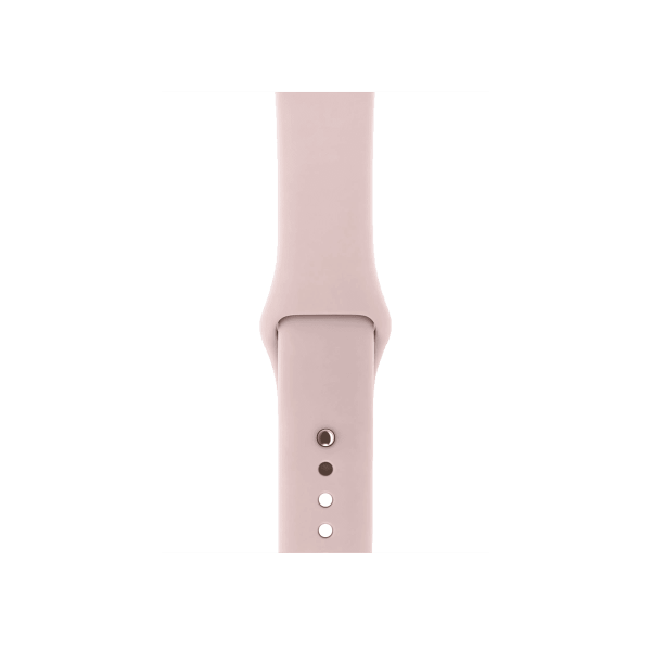 Refurbished Apple Watch Series 3 | 38mm | Aluminum Case Gold | Pink Sport Band | GPS | WiFi + 4G