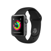 Refurbished Apple Watch Series 3 | 38mm | Aluminum Case Space Gray | Black Sport Band | GPS | WiFi