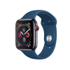 Refurbished Apple Watch Series 4 | 44mm | Aluminum Case Space Gray | Blue Sport Band | GPS | WiFi