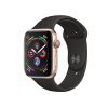 Apple Watch Series 4 | 44mm | Aluminium Case Goud | Zwart sportbandje | GPS | WiFi