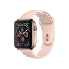 Refurbished Apple Watch Series 4 | 44mm | Stainless Steel Case Gold | Pink Sport Band | GPS | WiFi + 4G
