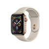 Refurbished Apple Watch Series 4 | 44mm | Stainless Steel Case Gold | Stone sports band | GPS | WiFi + 4G