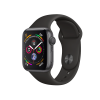 Refurbished Apple Watch Series 4 | 40mm | Aluminum Case Space Gray | Black Sport Band | GPS | WiFi