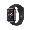 Refurbished Apple Watch Series 4 | 44mm | Aluminum Case Space Gray | Black Sport Band | Nike+ | GPS | WiFi