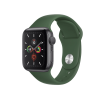 Refurbished Apple Watch Series 5 | 40mm | Aluminum Case Space Gray | Green Sport Band | GPS | WiFi