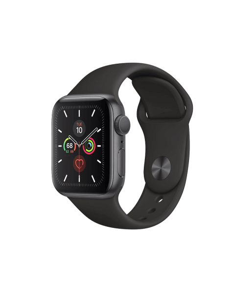 Refurbished Apple Watch Series 5 | 40mm | Aluminum Case Space Gray | Black Sport Band | GPS | WiFi