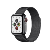 Refurbished Apple Watch Series 5 | 40mm | Stainless Steel Case Graphite | Graphite Milanese Strap | GPS | WiFi + 4G