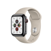 Apple Watch Series 5 | 40mm | Stainless Steel Case Zwart | Stone sportbandje | GPS | WiFi + 4G