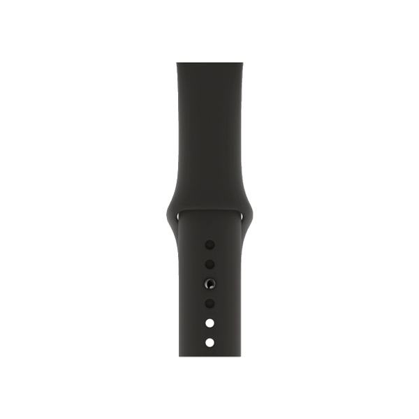 Refurbished Apple Watch Series 5 | 40mm | Titanium Case Silver | Black Sport band | GPS | WiFi + 4G