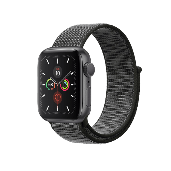 Refurbished Apple Watch Series 5 | 40mm | Aluminum Case Space Gray | Black Sport Loop | GPS | WiFi + 4G