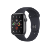 Refurbished Apple Watch Series 5 | 44mm | Aluminum Case Space Gray | Midnight Blue Sport Band | GPS | WiFi